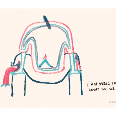 ILUSTRAÇÃO "I AM MORE THAN WHAT YOU SEE" RUBEN RAMIRES