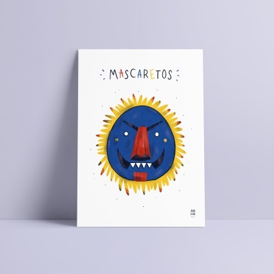 ILUSTRAÇÃO "MASCARETOS 2" ANA HOO