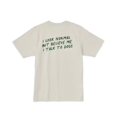 T-SHIRT NATURAL "I LOOK NORMAL" LIEBLINGSPFOTE