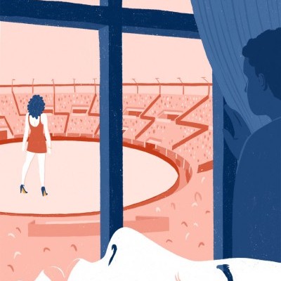 ILUSTRAÇÃO “CARTAZ I - HABLE CON ELLA ” JOANA MUNDANA