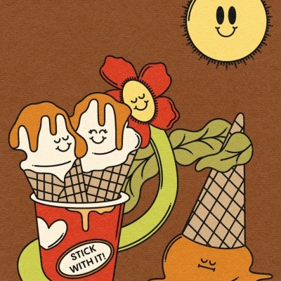 ILUSTRAÇÃO “PLAYLIST II (ROADTRIP EDITION) - STICK WITH IT” LAU