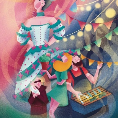 ILUSTRAÇÃO "NOITE DE SANTOS" ANDREIA SANTOS