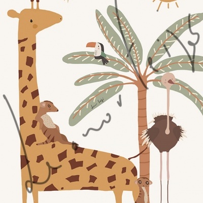 ILUSTRAÇÃO INFANTIL "LITTLE GIRAFFE" LEONOR FEIJÓ