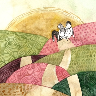 ORIGINAL "OVER THE HILL SAND FAR AWAY" MIRJAM SIIM