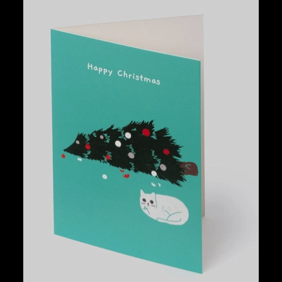 POSTAL "FALLEN CHRISTMAS TREE" OHH DEER