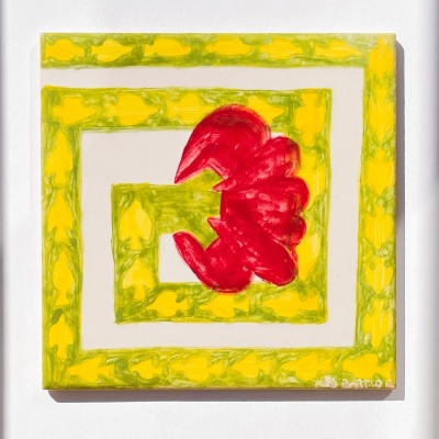 AZULEJO ORIGINAL "A LUTA PELA LIBERDADE É UM CICLO SEM FIM I" INÊS BARTILOTTI