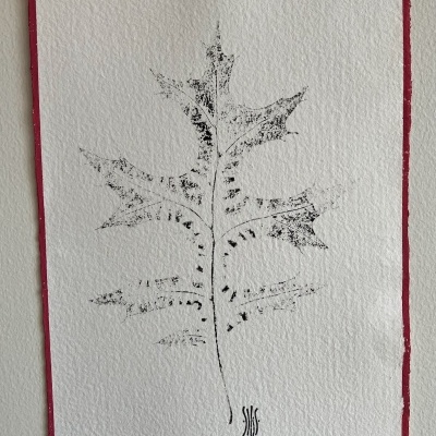 MONOPRINT "LEAVES 2" SUSANA SILVA