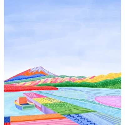 ILUSTRAÇÃO "PICTURE YOURSELF IN A BOAT" KIKA