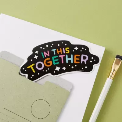 IN THIS TOGETHER VINYL STICKER PUNKY PINS
