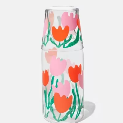 JAR AND GLASS "BLOOM" DOIY