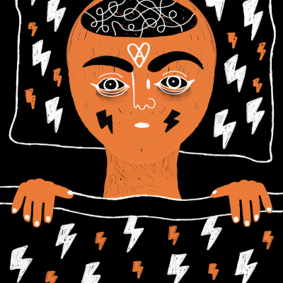 ILUSTRAÇÃO "OVERTHINKING" CALADA ERA POETA