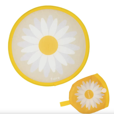 FOLDING FAN "DAISY" AMARELO FISURA