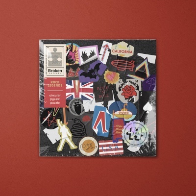 PUZZLE "BROKEN RECORDS - ROCK LEGENDS" SUCK.UK