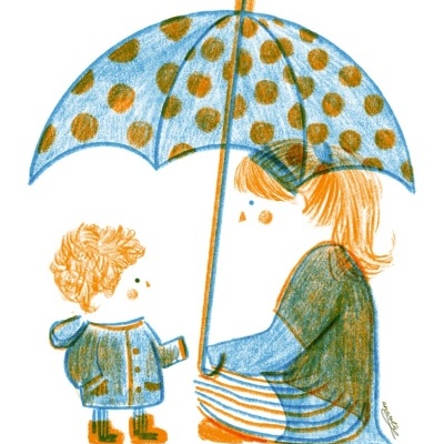 ILUSTRAÇÃO "GUARDA-CHUVA" ANA RITA ROBALO