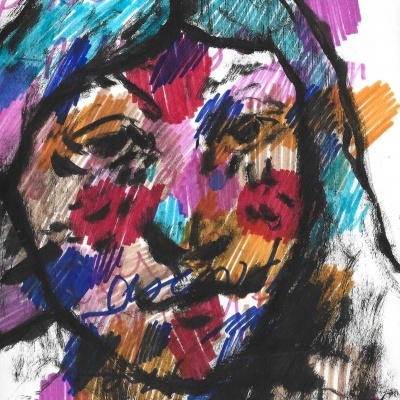 ILUSTRAÇÃO "AUTORRETRATO DE UMA INFÂNCIA" DE RAPARIGA ROSA