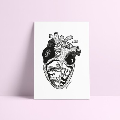 ILUSTRAÇÃO "CORAÇÃO PONTO FRACO" JOANA MOLHO