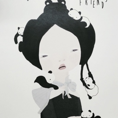 ILUSTRAÇÃO INFANTIL "I LOVE MY FRIENDS" LEONOR FEIJÓ