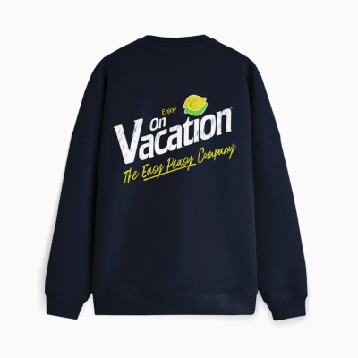 LEMONADE SWEATER - NAVY ON VACATION