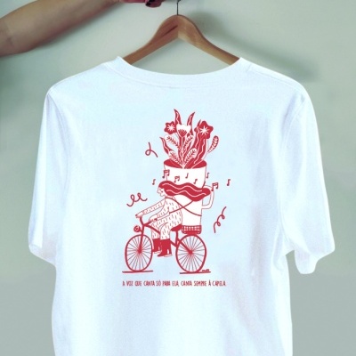 T-SHIRT "BICICLETA" CRISTINA MOREIRA