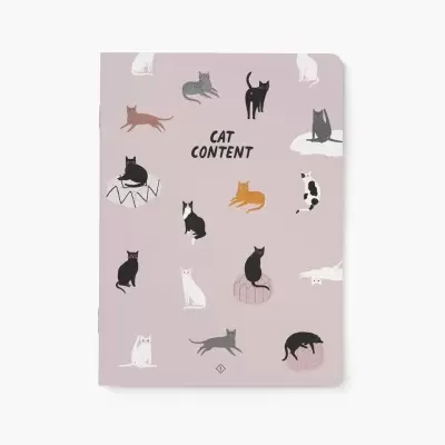 NOTEBOOK "PETISFACTION - CATS" TYPEALIVE