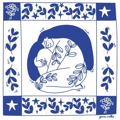 AZULEJO "ABRAÇO MEU" JOANA MOLHO