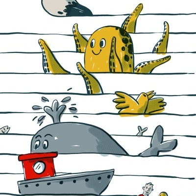 ILUSTRAÇÃO "TINTA AZUL" JOÃO COSTA