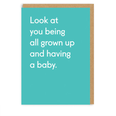 POSTAL "All grown up having a baby" OHH DEER