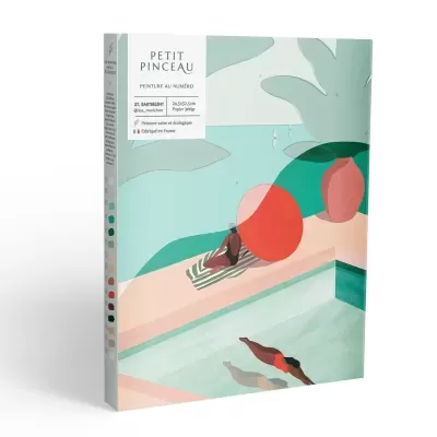 KIT DE PINTURA POR NÚMERO - SÃO BARTOLOMEU LA PETITE ÉPICERIE