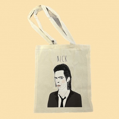 TOTE BAG "NICK CAVE" LEONOR FEIJÓ