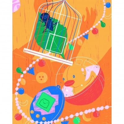 ILUSTRAÇÃO "TIME TRAPPERS 02" MARIA CARLOS CARDEIRO