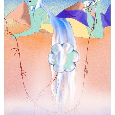 ILUSTRAÇÃO COR AZUL "5" SOFIA MELANCIA