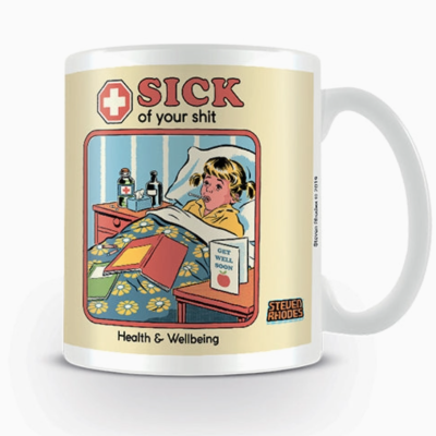 CANECA "SICK OF YOUR SHIT" PYRAMID INTERNATIONAL