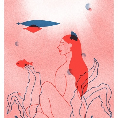 RISOGRAFIA "DEBAIXO DE ÁGUA" SUSANA SILVA