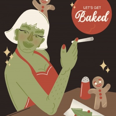 ILUSTRAÇÃO "LET'S GET BAKED" LAU
