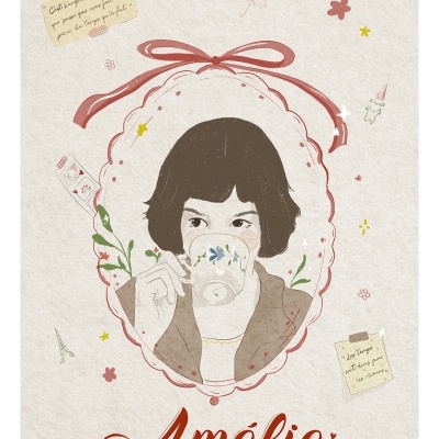 ILUSTRAÇÃO "AMELIE" CATARINA FLOR