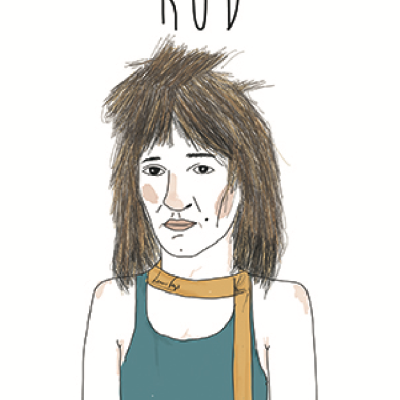 ILUSTRAÇÃO "ROD STEWART" LEONOR FEIJÓ