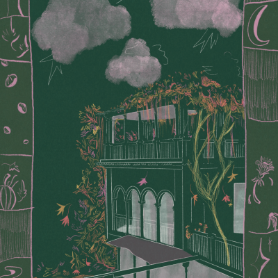 ILUSTRAÇÃO "A GLIMPSE OF FALL" SARA TAMAYO