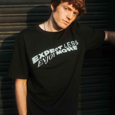 T-SHIRT EXPECT LESS, ENJOY MORE CATHARSIS