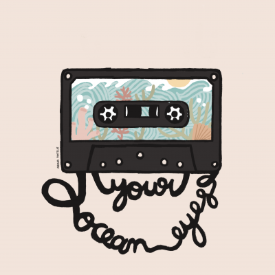 ILUSTRAÇÃO “PLAYLIST I - YOUR OCEAN EYES” ADRIANA FONTELAS