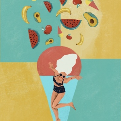 ILUSTRAÇÃO "VERÃO" PATRÍCIA SOARES