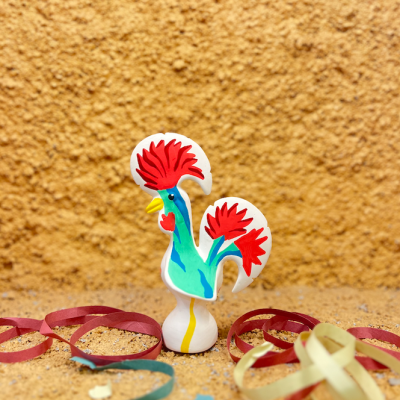 GALO DE BARCELOS 15 CM ZEROS TATTOO