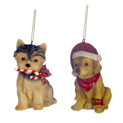 ENFEITE DE NATAL "XMAS DOG 11,5CM" GOODWILL
