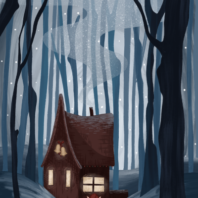 ILUSTRAÇÃO "Playlist Xmas Edition - (Calendário de Advento)" - "CAROL OF THE BELL" INÊS COSTA