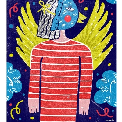 ILUSTRAÇÃO "I'M A BIRD" CRISTINA MOREIRA