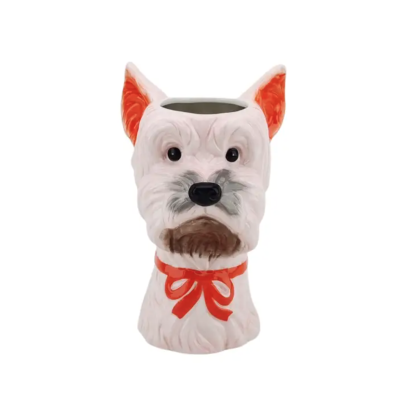 Vase -Flower Vase Dog - Pink/Orange House Vitamin