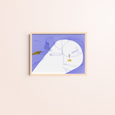 ILUSTRAÇÃO "DE CU PRÓ AR" - RITA ROBALINHO