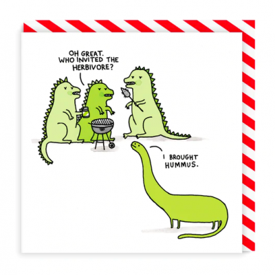 Herbivore Square Greeting Card