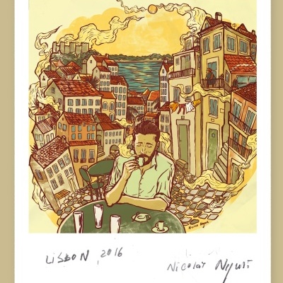 ILUSTRAÇÃO "LISBOA" NICOLAE NEGURA