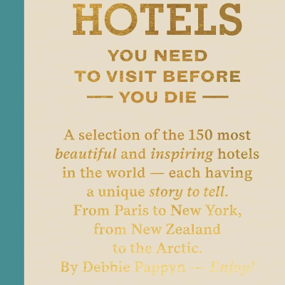 LIVRO "150 HOTELS YOU NEED TO VISIT BEFORE YOU DIE" BOOKSPEED