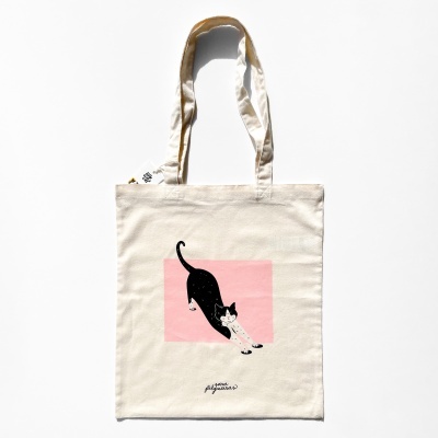TOTE BAG "STRETCHING" SARA FELGUEIRAS